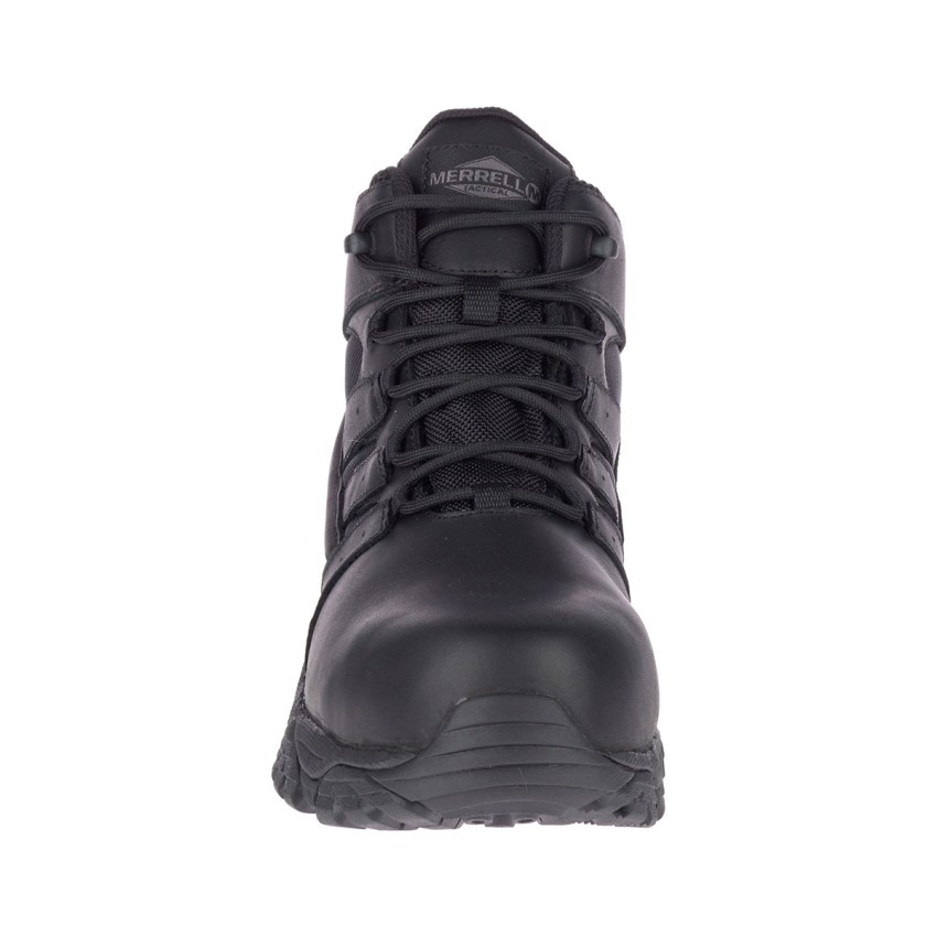 Bottes de Securite Merrell Moab 2 Mid Tactical Response Waterproof Comp Toe Noir Femme | U.D.GHHB